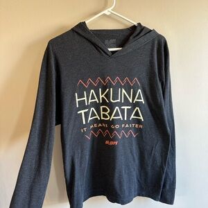 Black Hakuna Tabata Hoodie
